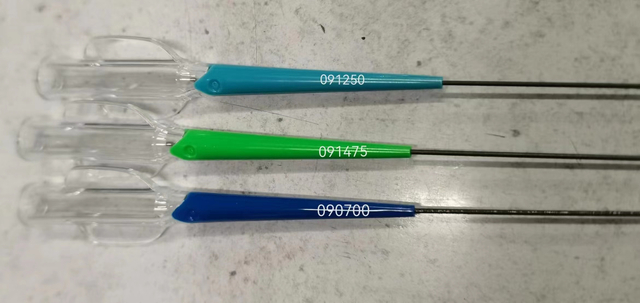 Hypotube Without Coating and Moulded Hub and Taper Grinding Distal