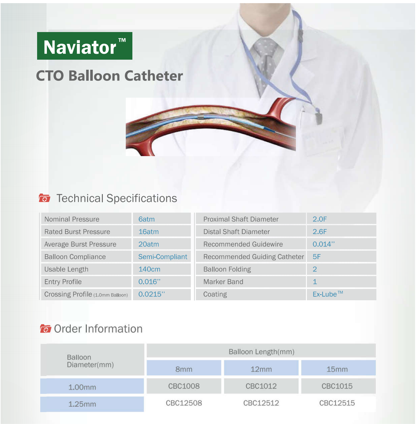 CTO Balloon Catheter